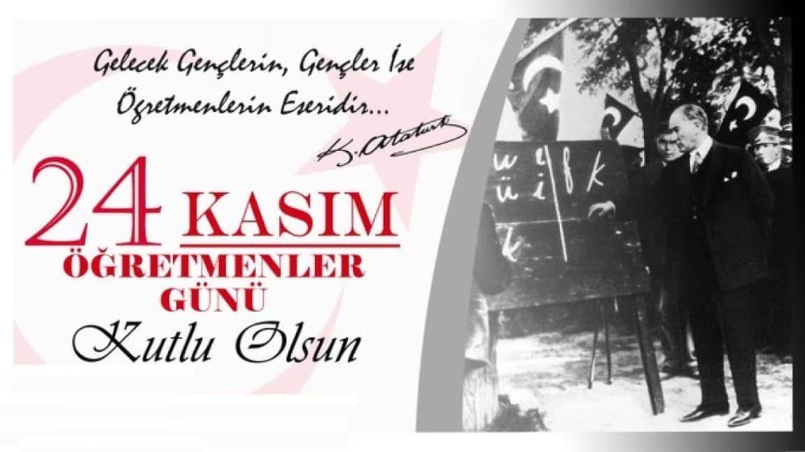 Tüm Öğretmenlerimizin Öğretmenler günü kutlu olsun..